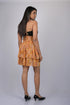 OWO THE LABEL Skirt Multi Leaves Print Knee Length Skirt (OTLKT1004)